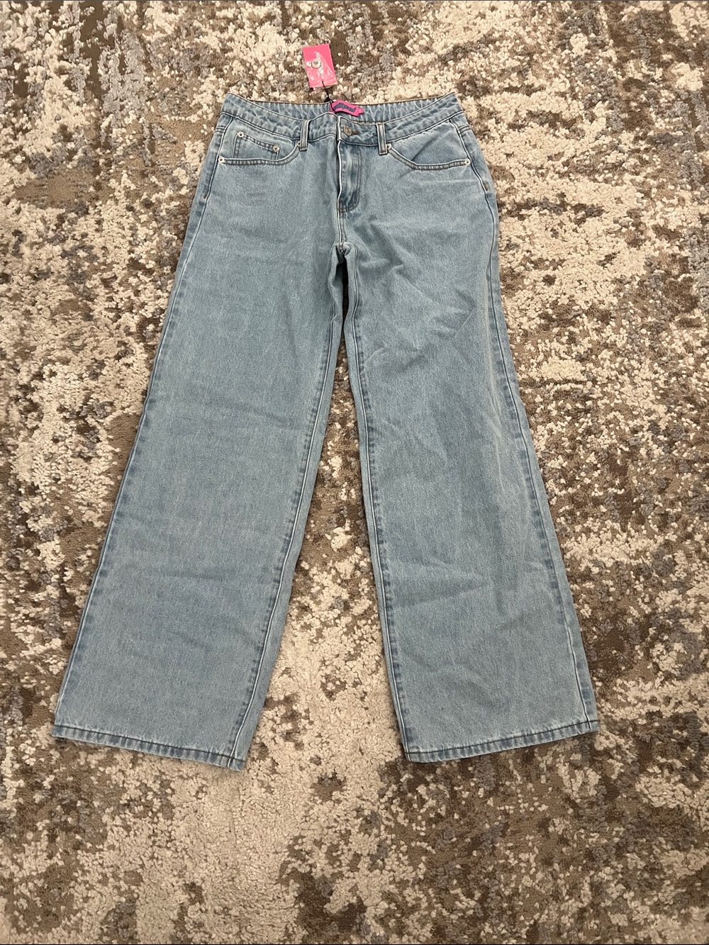 Edikted low rise baggy jean.  Size Med.  Never worn with tags